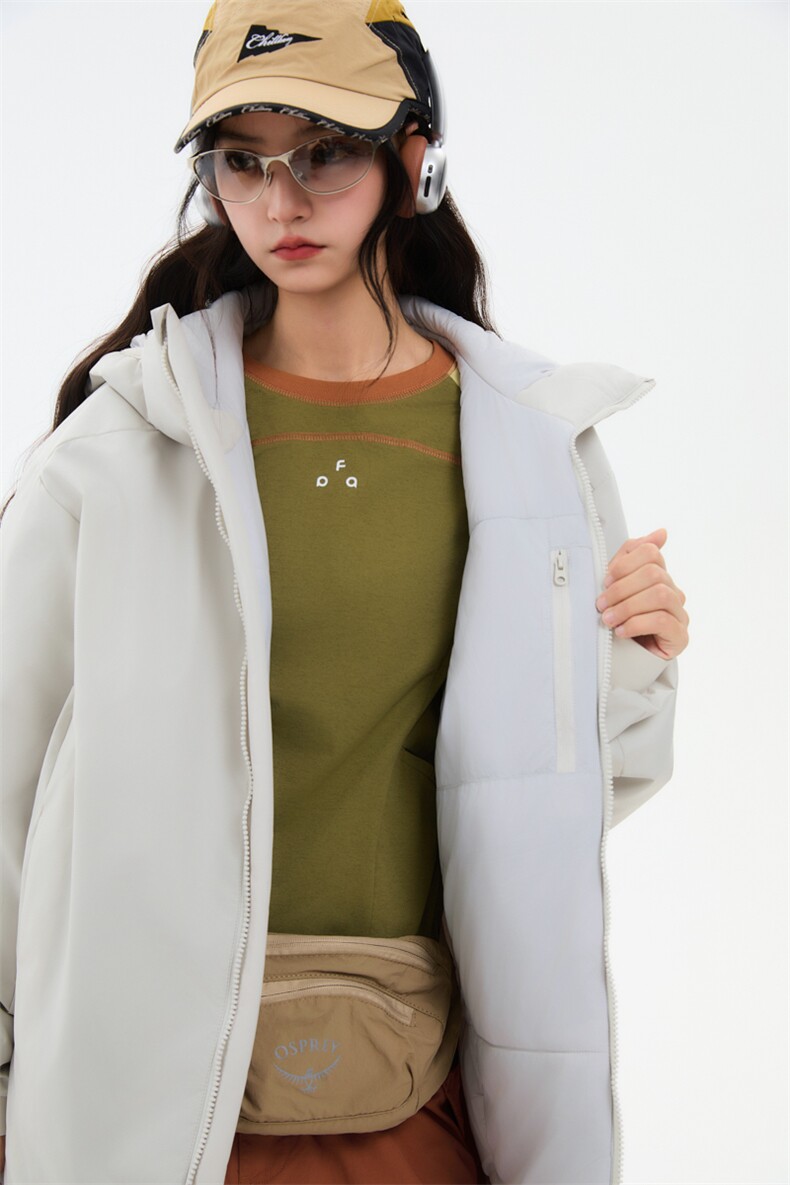 得物潮流高品质冬季连帽加绒加厚棉衣撞色棉服外套MY5568-P95,男装棉衣,星座610B-1