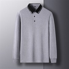 D66175钱塘2020-2中青年男士秋季新款时尚休闲简约长袖T恤P57，男装T恤，钱塘207-2