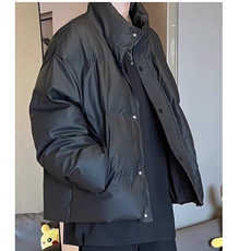 【有货】DW225-P93高级感PU皮棉服男冬季2025新款潮牌棉衣棉袄，男装棉衣，星座603-2