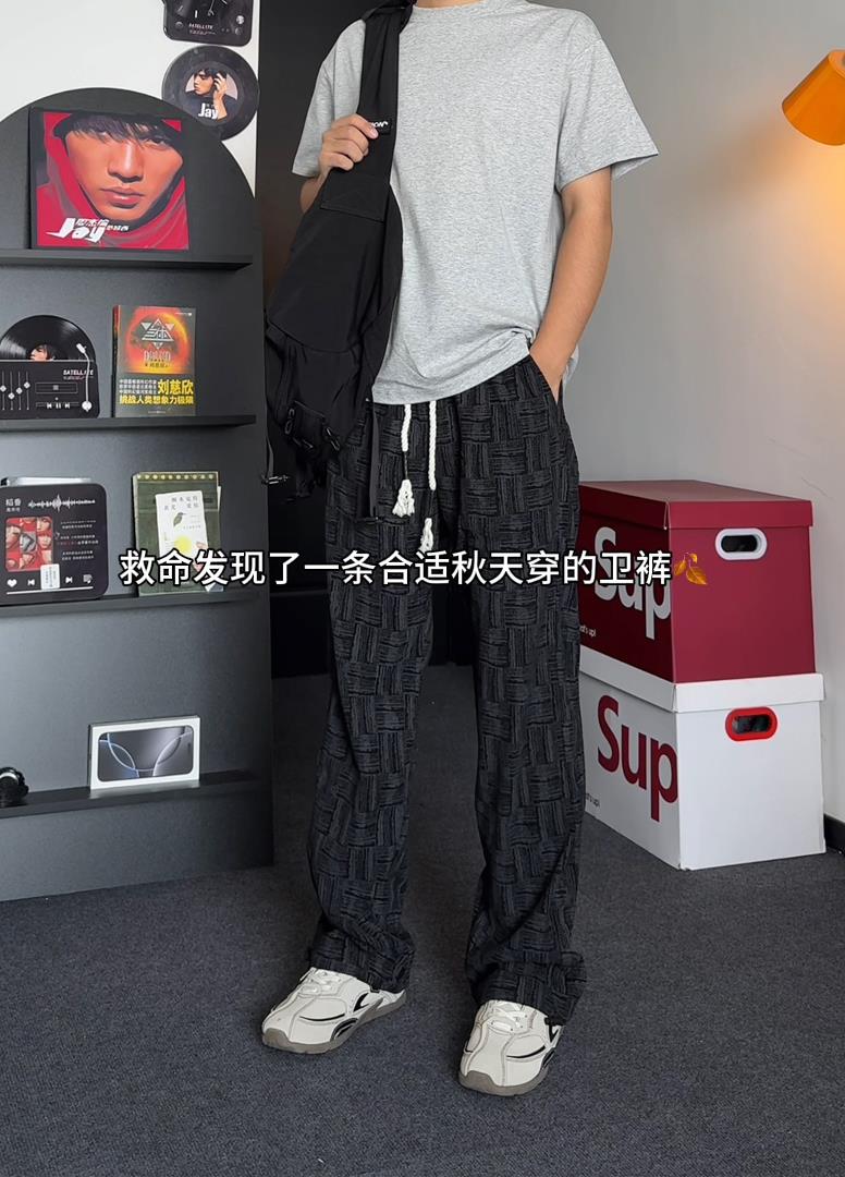 现货！早秋百搭休闲裤卫裤-EX50500加绒常规特批25加绒特批30,男装休闲裤,电商A061