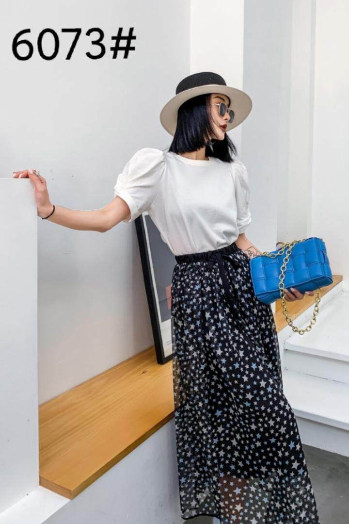 【现货】韩版夏季新款星星半裙，女装半身裙，易霏金熙