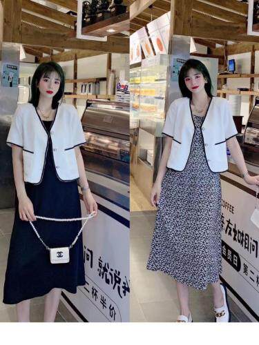 两件套连衣裙，女装连衣裙，芊辰