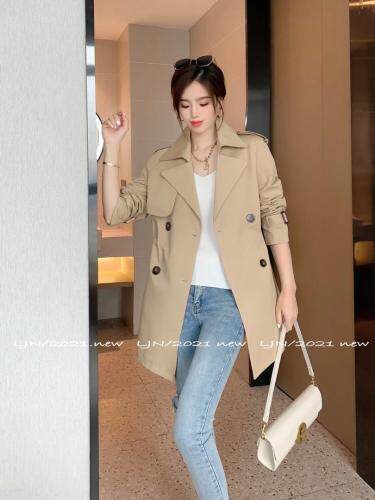 简约时尚风衣，女装风衣，莲佳妮