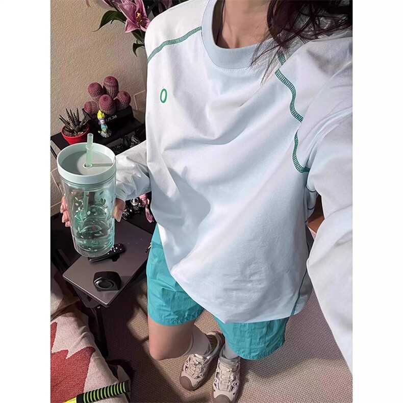 美式高街解构工艺速干长袖T恤男女款防晒罩衫户外运动潮牌骑行服,男装防晒衣,电商A486