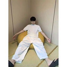 现货亨利领短袖麻花纹理冰丝针织衫T恤T6508，男装T恤，星座1212