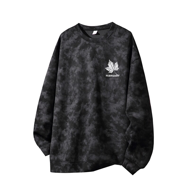 得物供货、重磅420克现货麂皮绒扎染卫衣HD019-1-LY25175ZR-P35,男装卫衣,电商019-1