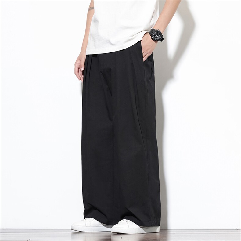 现货XZ221-6-ck05-P55风休闲裤男裤长裤纯棉阔腿裤，男装休闲裤，星座221-6