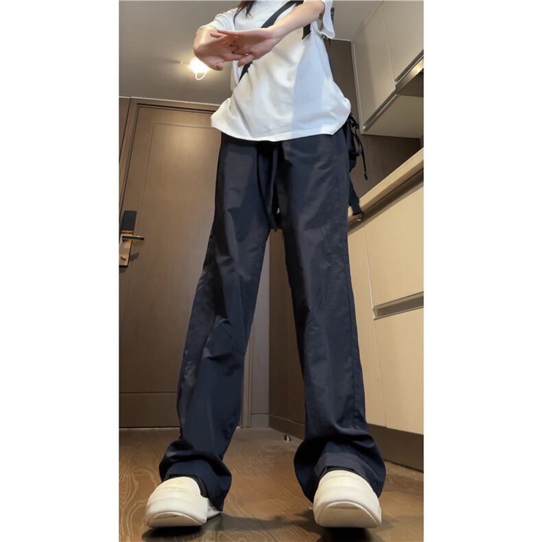 2025夏季新款潮流透气气孔冰丝宽松休闲裤B315-K24174-特p30控58,男装休闲裤,电商B315