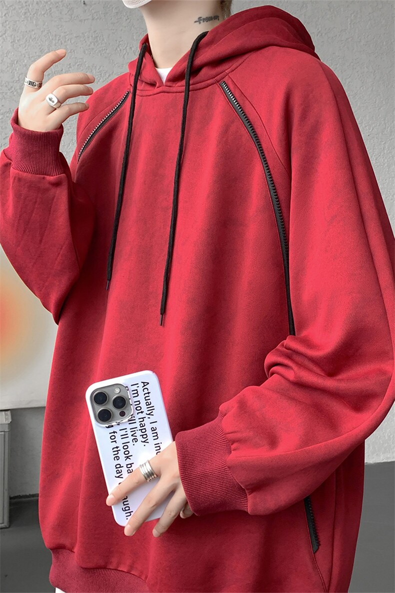 WY10141-特批48控88高品质扎染面料连帽设计感大码男潮流卫衣,男装卫衣,电商A059