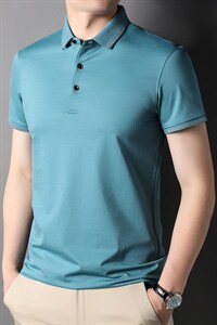 D22773钱塘2020-2精品男士短袖翻领T恤基础款主推P56图片