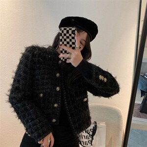 羽毛小香风开衫,其它,XTZ style