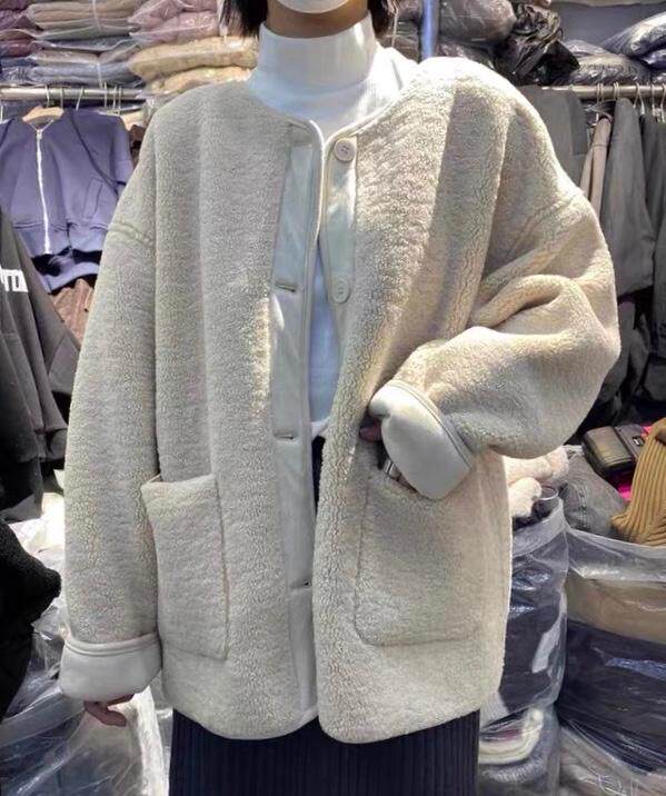 新款扣子皮毛一体外套，其它，Fairy mall