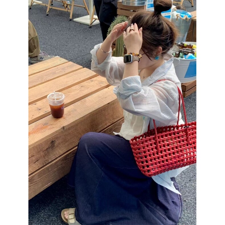 夏季韩系宽松显瘦百搭圆领长袖防晒衬衫,男装防晒衣,星座506A