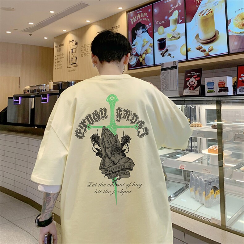 已注册纯棉220克T4306P23直播抖音短袖T恤重磅280克TB4306批28,男装T恤,电商C408(原B339-1)