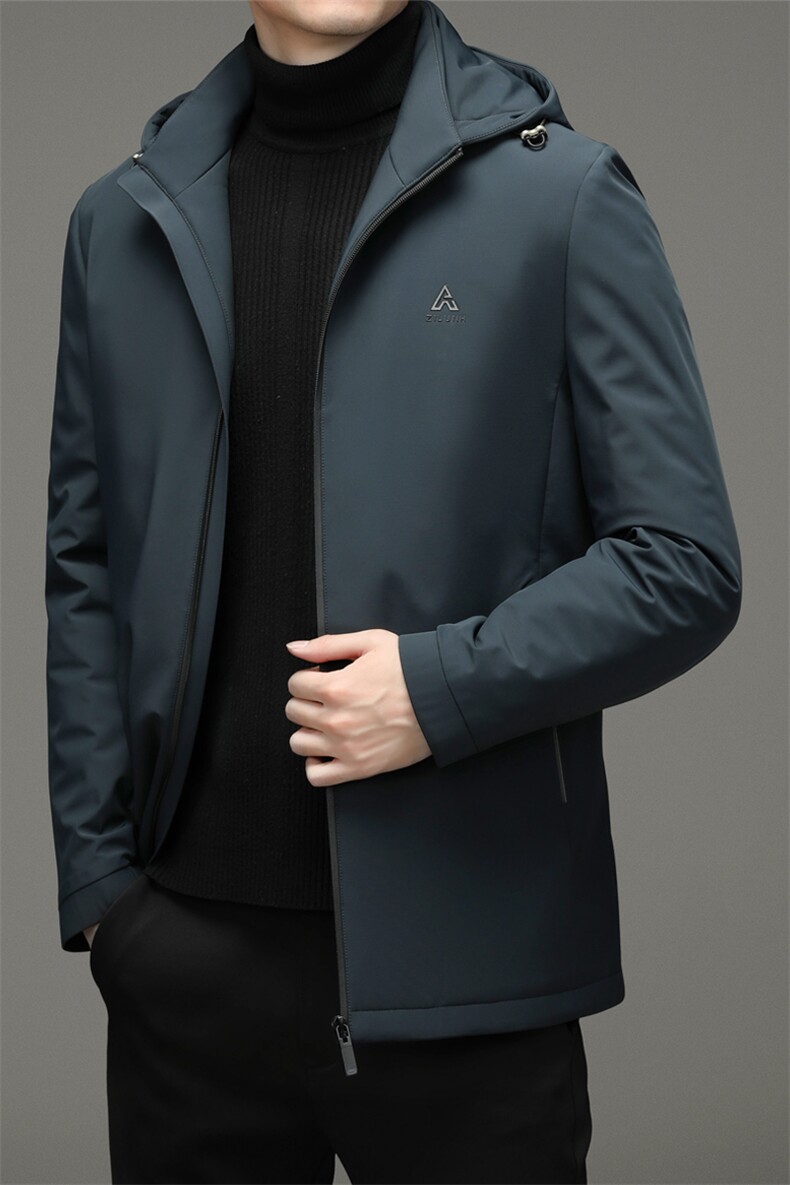 冬季新款连帽可脱卸中青年男士羽绒服外套保暖羽绒衣ZG2912-P285,男装羽绒服,电商B212（原钱塘6029）