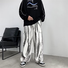 日系气质九分裤时尚潮牌休闲裤夏季青春流行K2122P33，男装休闲裤，星座1116-2