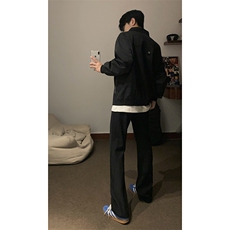 B221美式ins高街暗黑金属感宽松休闲外套上衣SY2303-P90控118，男装夹克，电商B221