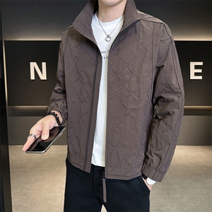 夹克男立领明线棱角外套 休闲立领上衣 A329-JK7783-P110图片