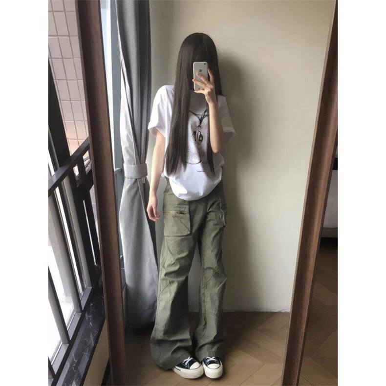 水洗纯棉双侧拉链口袋工装裤ZK0374-特批55,男装牛仔裤,星座313A(原308A-2)
