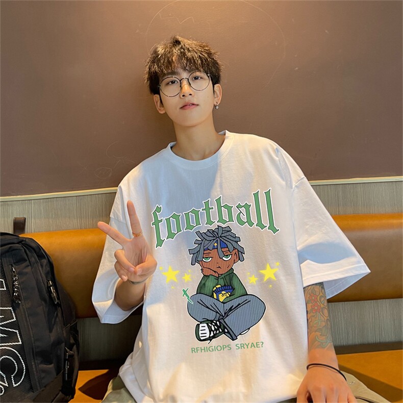 230g重磅纯棉港风短袖t恤男DT3136-P25控38,男装T恤,电商B370