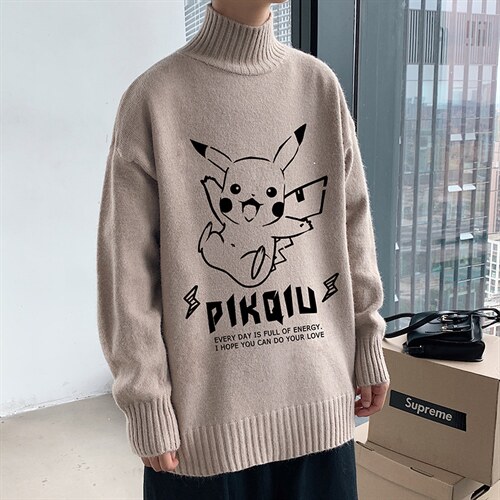 M18078-P45加绒款-P65半高领毛衣男士大码针织衫男毛线衣男,男装针织衫/毛衣,电商A040