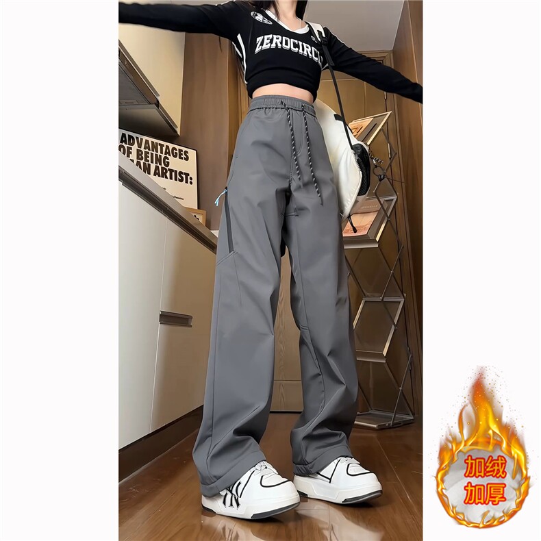 815A-K322-P50控88秋季机能美式冲锋裤女工装裤登山休闲宽松长裤,男装工装外套,星座815A