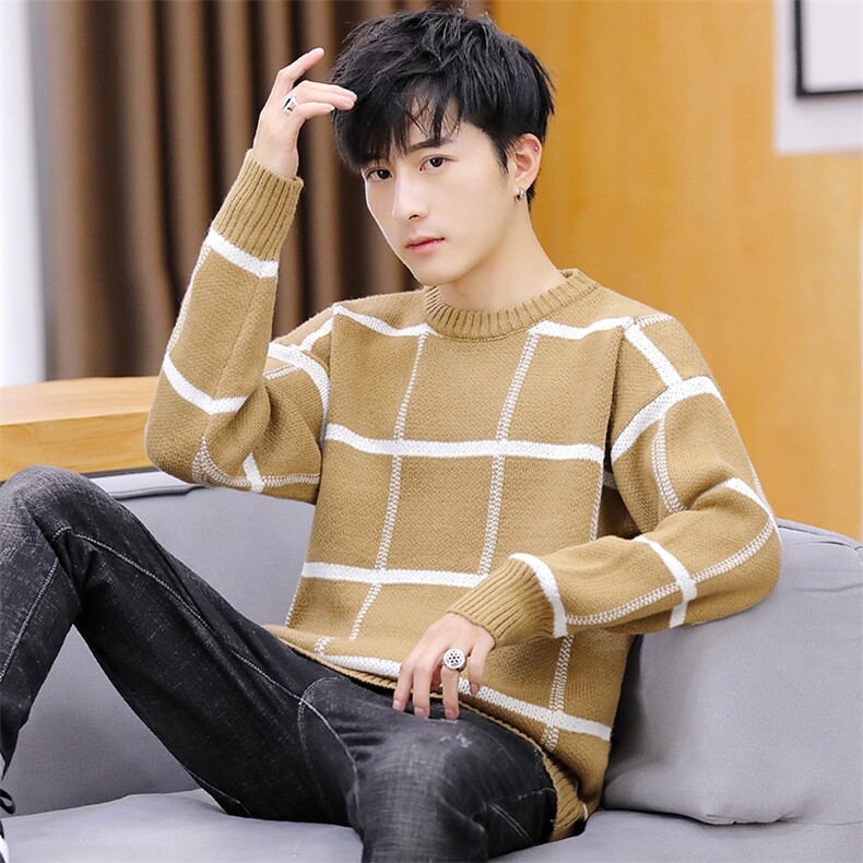 款5782男士毛衣秋冬季新款潮流圆领针织打底衫男装韩版修身,男装针织衫/毛衣,电商D310（原电商305）