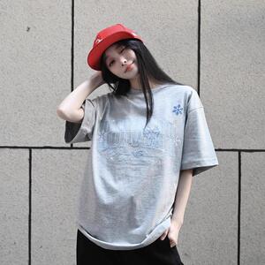 H1043-p33 原版刺绣 后包领 内里加贴布不刺身 短袖T恤，男装T恤，星座617A-2