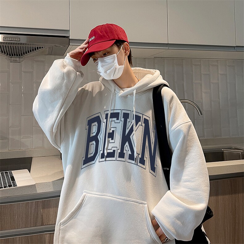 秋季新品重磅华棉男士宽松时尚连帽卫衣XZ310B-W340-P50加绒P60,男装卫衣,星座313B-2