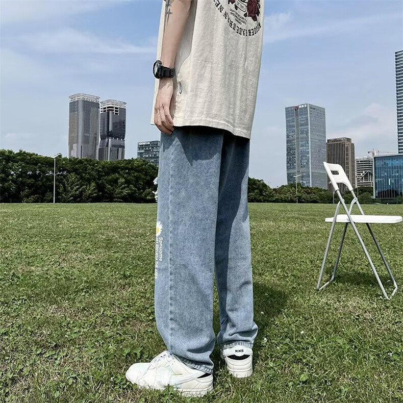 美式复古水洗做旧破洞牛仔裤男ins高街N997P35,男装牛仔裤,星座1116-2