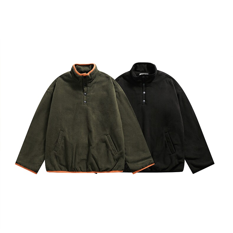 22SS摇粒绒套头加棉卫衣615-WY009-P78，控98，男装卫衣，星座702-1