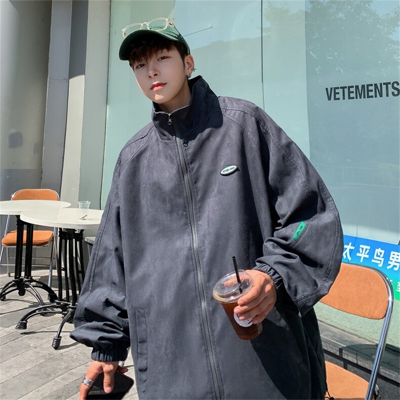 2024春秋痞帅外套男ins高街潮牌港风韩版潮流宽松夹克W08/P55,男装夹克,星座506