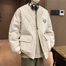 冬季2025新款港风男棉衣棉服青少年情侣装冬装男女外套S273-P118，男装棉衣，电商A233-1