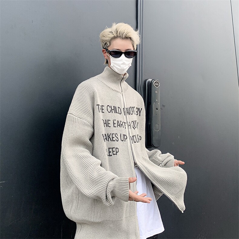 B317P62秋冬男生宽松休闲开衫毛衣外套日系休闲男,男装针织衫/毛衣,星座512-6