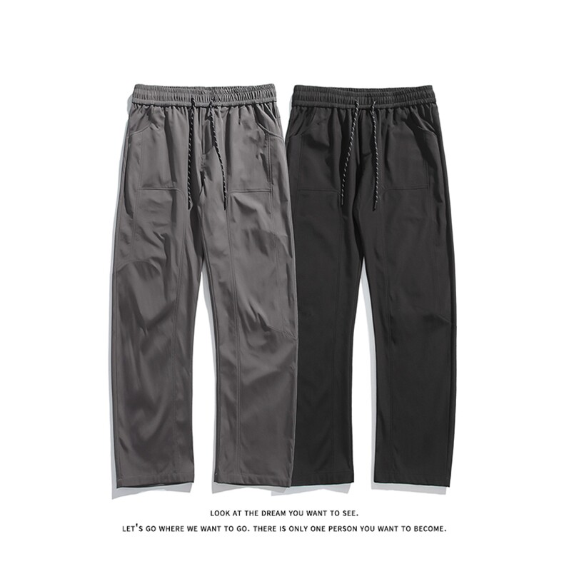 巴家弯刀宽松高街阔腿裤机能防水冲锋裤长裤K8541-P27【特价】，男装休闲裤，电商A007