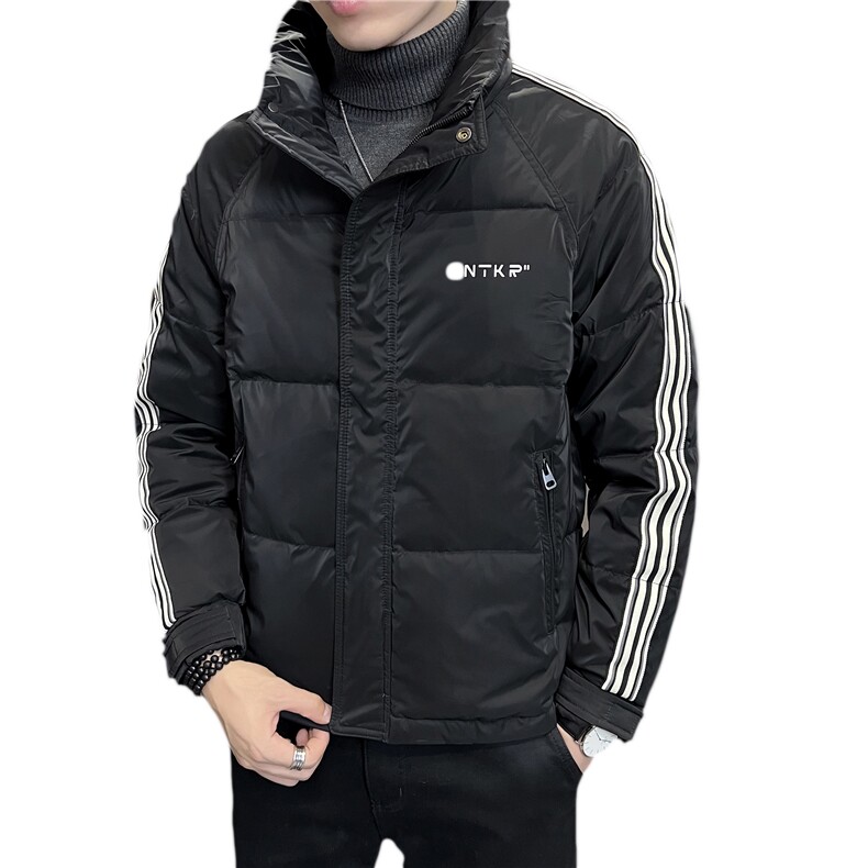 特价冬季店主风新款白鸭绒羽绒服立领休闲宽松外套男8071-P100,男装羽绒服,电商A413