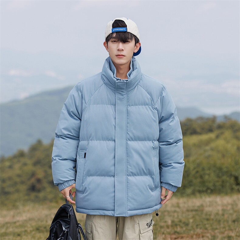 特批85多巴胺色系多配色棉服假两件加厚棉衣外套M8862P-85,男装棉衣,电商A128