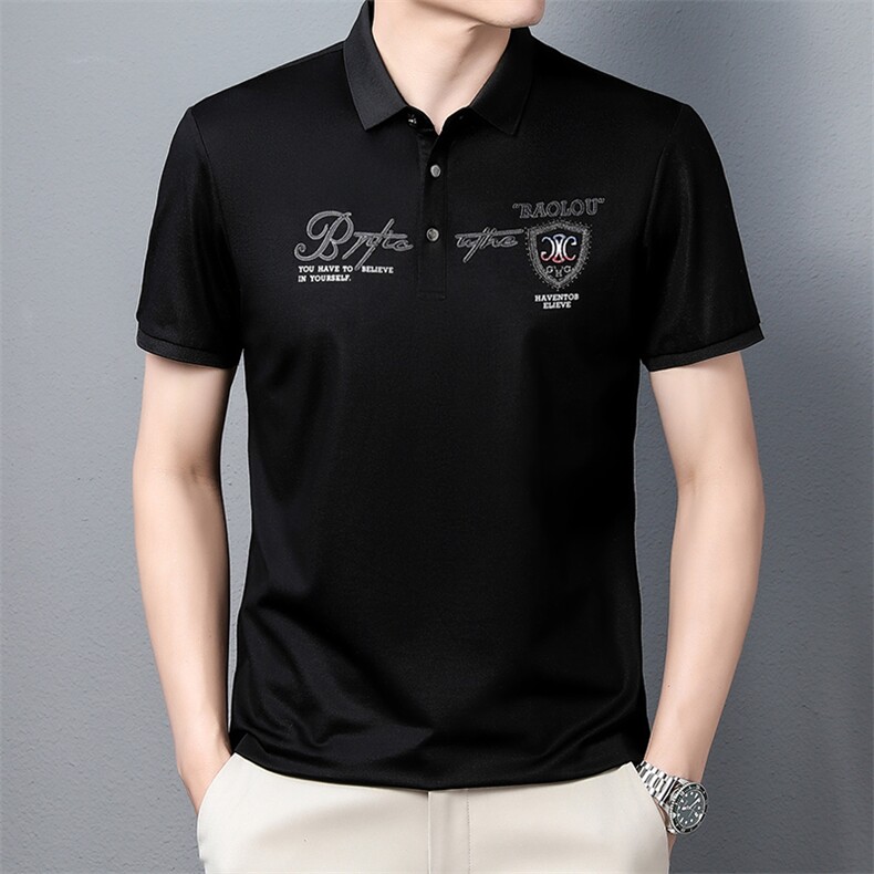 短袖T恤上衣服男士夏季新款中青年男装翻领休闲polo时尚百搭男装,男装T恤,电商B212（原钱塘6029）
