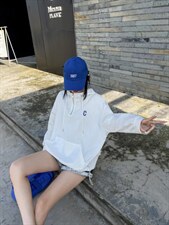 搭配针织连帽卫衣，女装卫衣/绒衫，百变诱惑(6F)