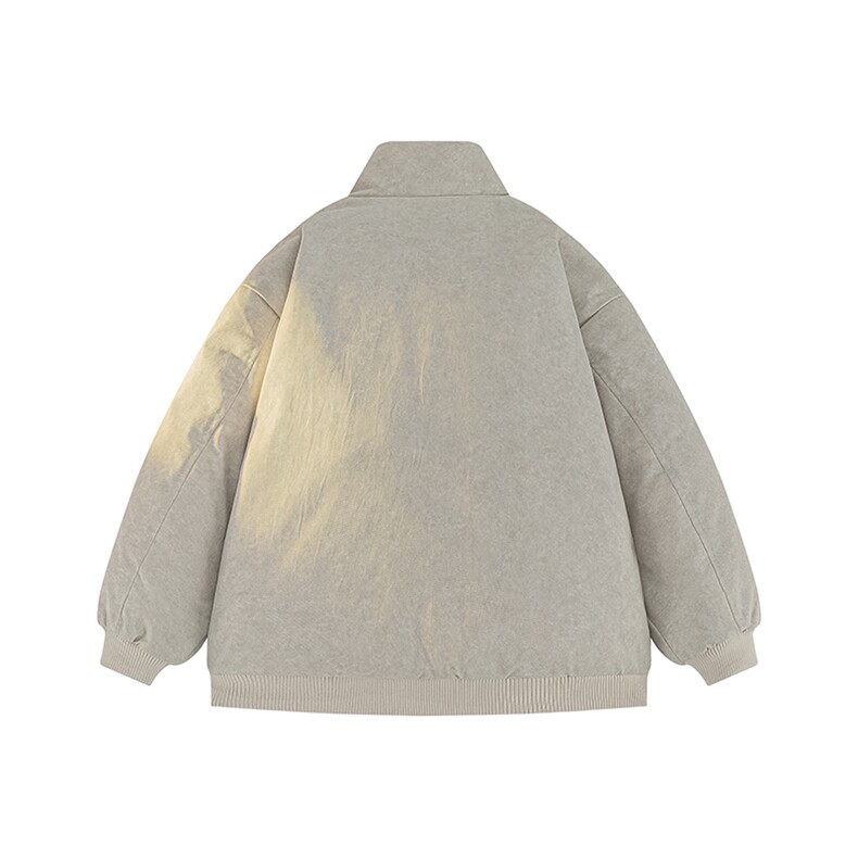 90%绒夹克式羽绒服男立领休闲加厚白鸭绒外套YR007-P205,男装夹克,星座210-1