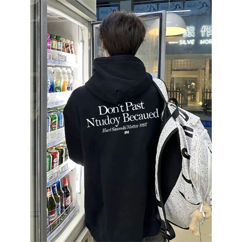 XZ809A/WM02/P55/控68/加绒P65/控78华棉连帽印花卫衣无帽绳款,男装卫衣,星座809A(原222-1)