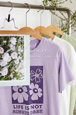 现货夏款印花短袖T恤，女装T恤，觅处