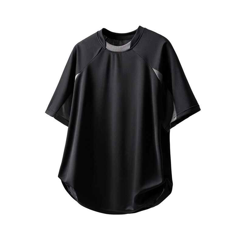 1可二开速干美式聚酯纤维大码M-5XL短袖T恤DX78017P45控75，男装T恤，星座226-2