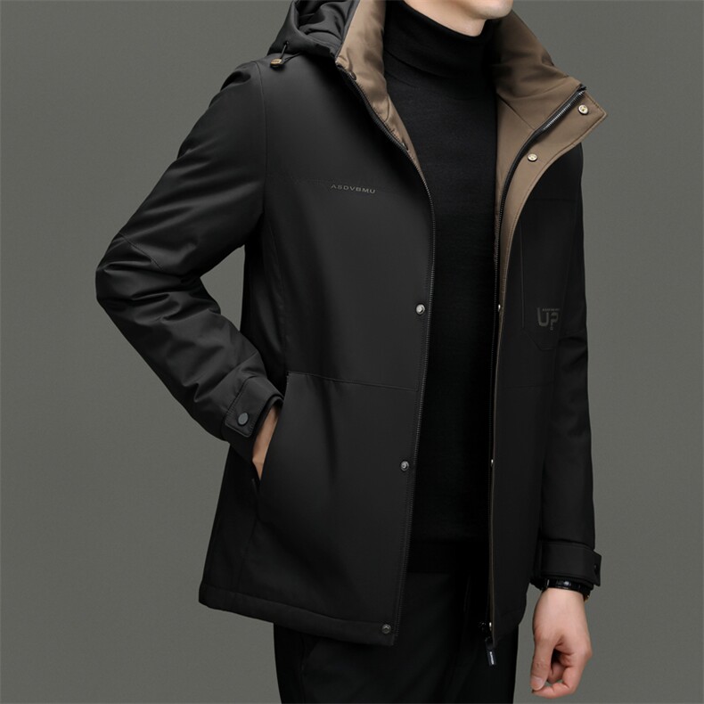 CSYR23116钱塘2020-2新款商务休闲冬季厚款中年男士羽绒服P210,男装羽绒服,钱塘207-2