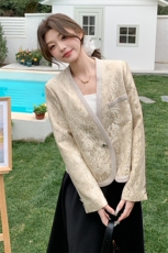 现货新款2025春小香风外套1C119-8855-P155-K238，女装连衣裙，英标秀