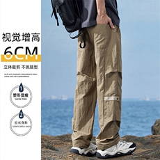 冲锋裤男夏季速干裤子机能风工装直筒户外伞兵登山裤Z9807B-P40，男装工装外套，星座509