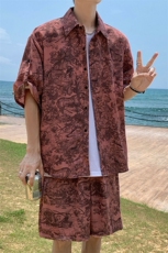 动物豹套装TZ77814特P45衬衫DCS77815特P27DK77816特P18套装控88，男装衬衫，星座227-7