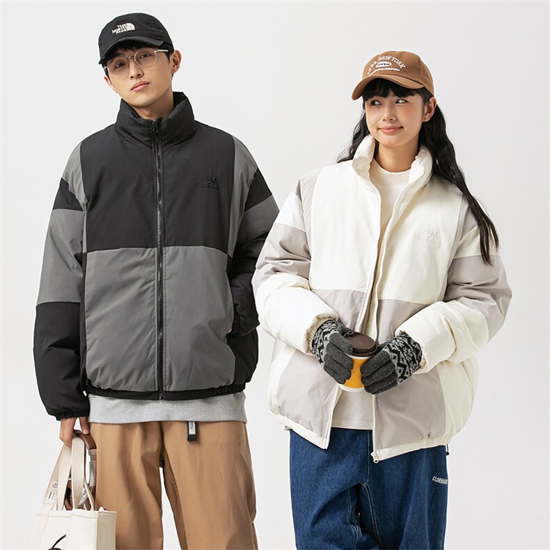 2026冬季新款男装日系潮牌撞色宽松休闲棉服加厚外套MY370-F149,男装棉衣,电商A101（原外27）