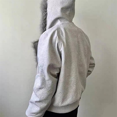 美式高街座山雕棉服男款冬季加厚连帽毛领外套高级感痞帅夹克棉衣，男装夹克，星座506A