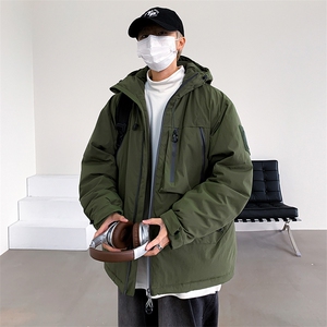 新款棉服羽绒棉保暖连帽加厚冬装情侣装韩版宽松棉袄MY8855-P105图片